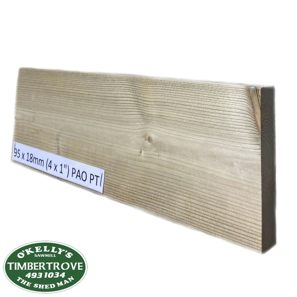 4 x 1" (95 x 18mm) PAO PT