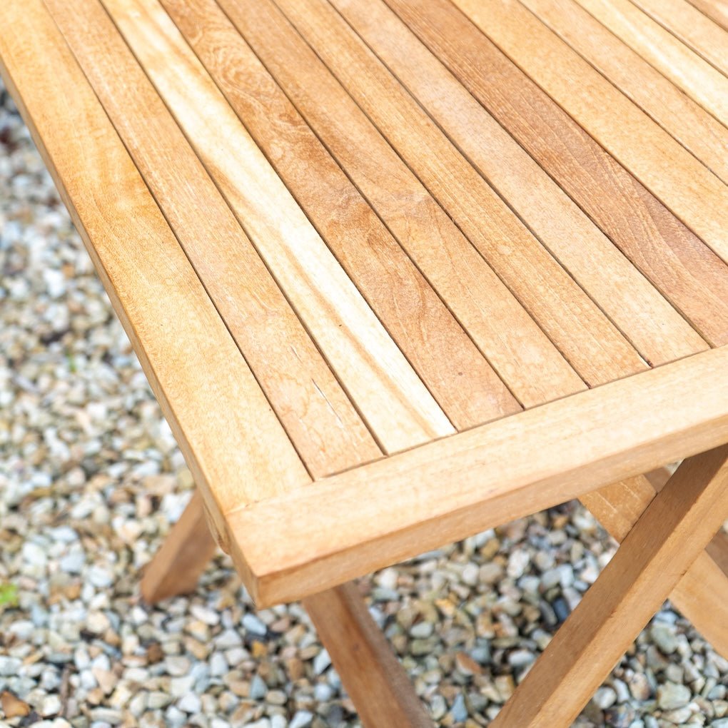 Picnic Teak Fold Up Table Timbertrove