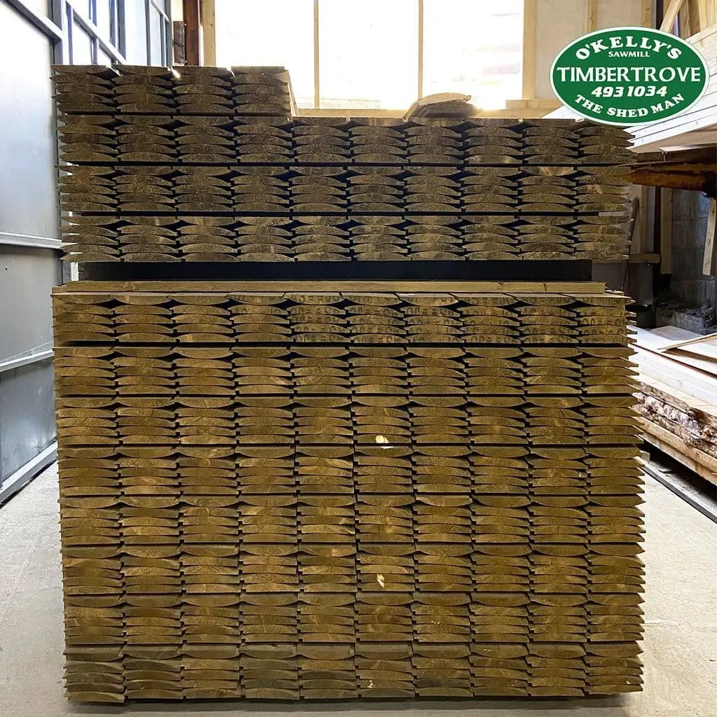 5 x 1 (125 x 22mm) Log Effect Treated Timber
