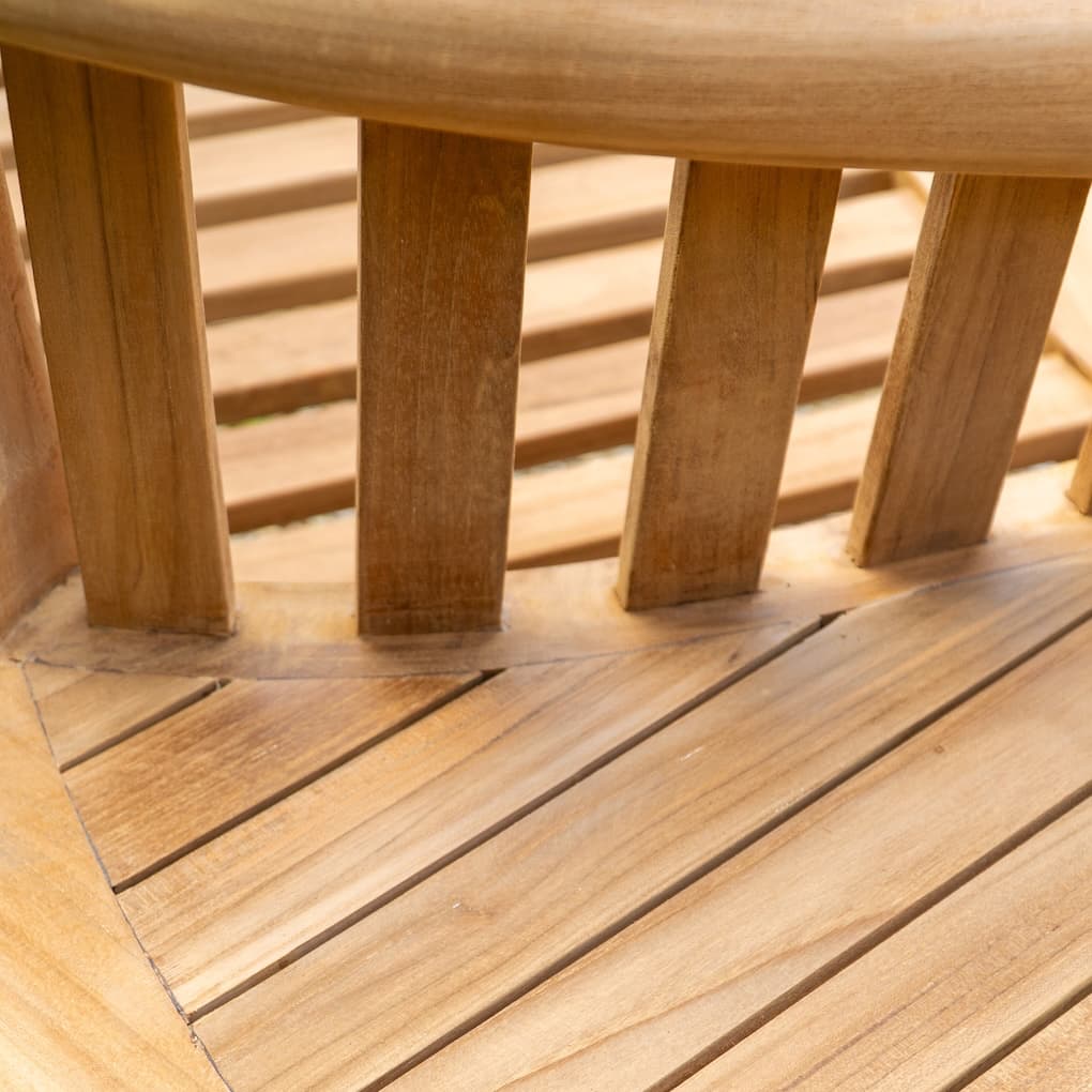 Teak Love Seat Timbertrove