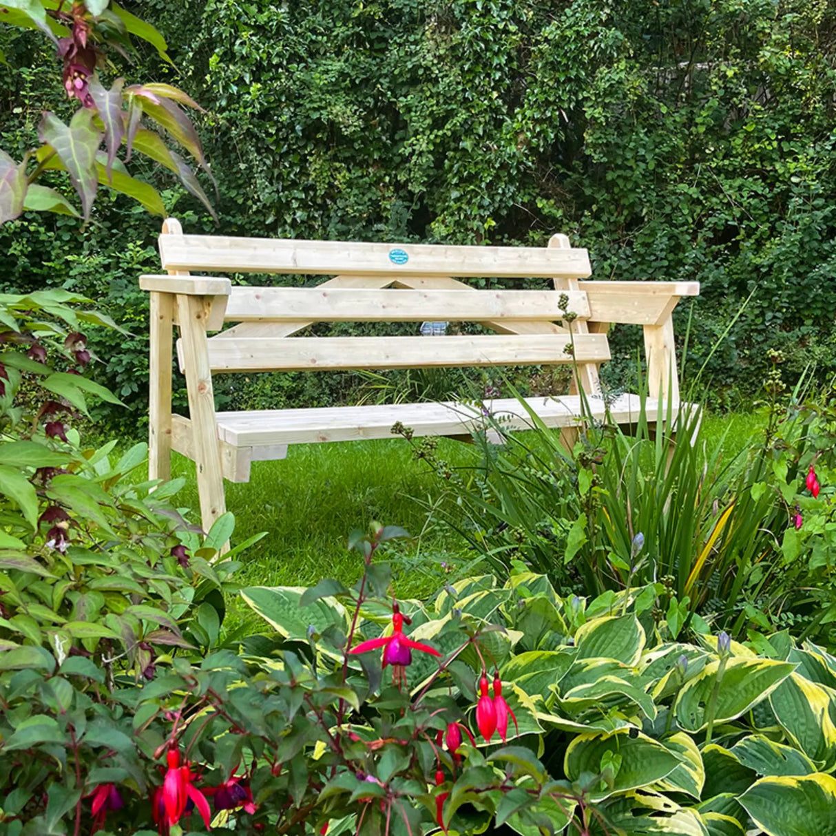 Tranquil Garden Bench Timbertrove
