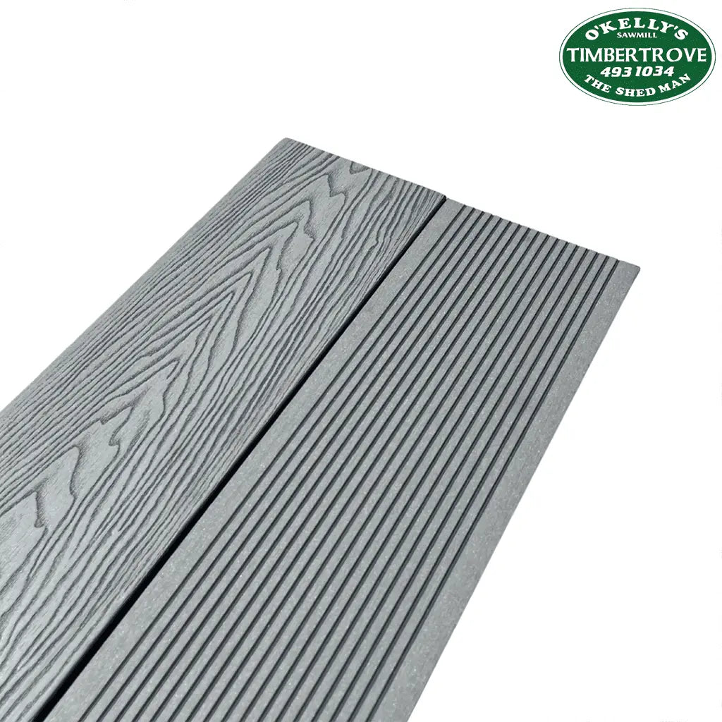Composite Decking Grey Woodgrain