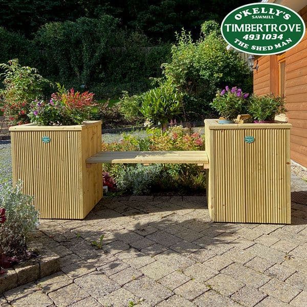 Decking Planter Bench