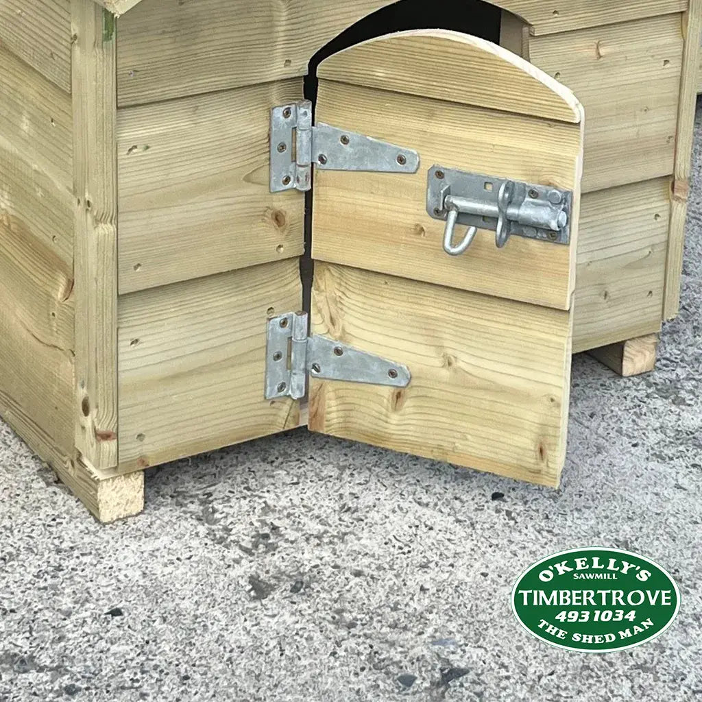 Flat Roof Dog Kennel