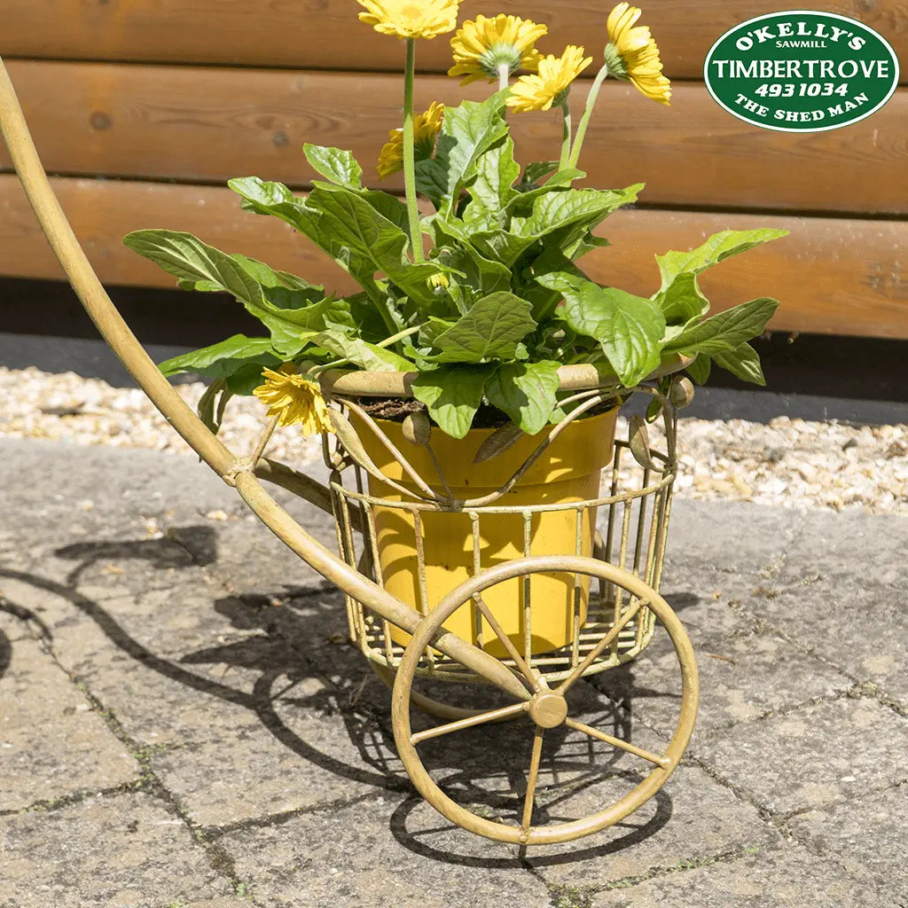 Green Tricycle Plant Stand Timbertrove