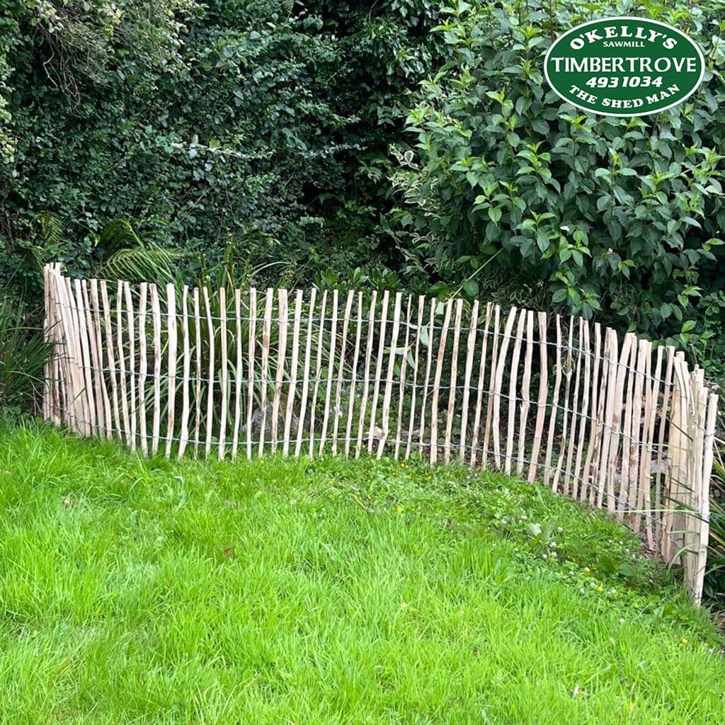 Hazel Picket Rail Fencing