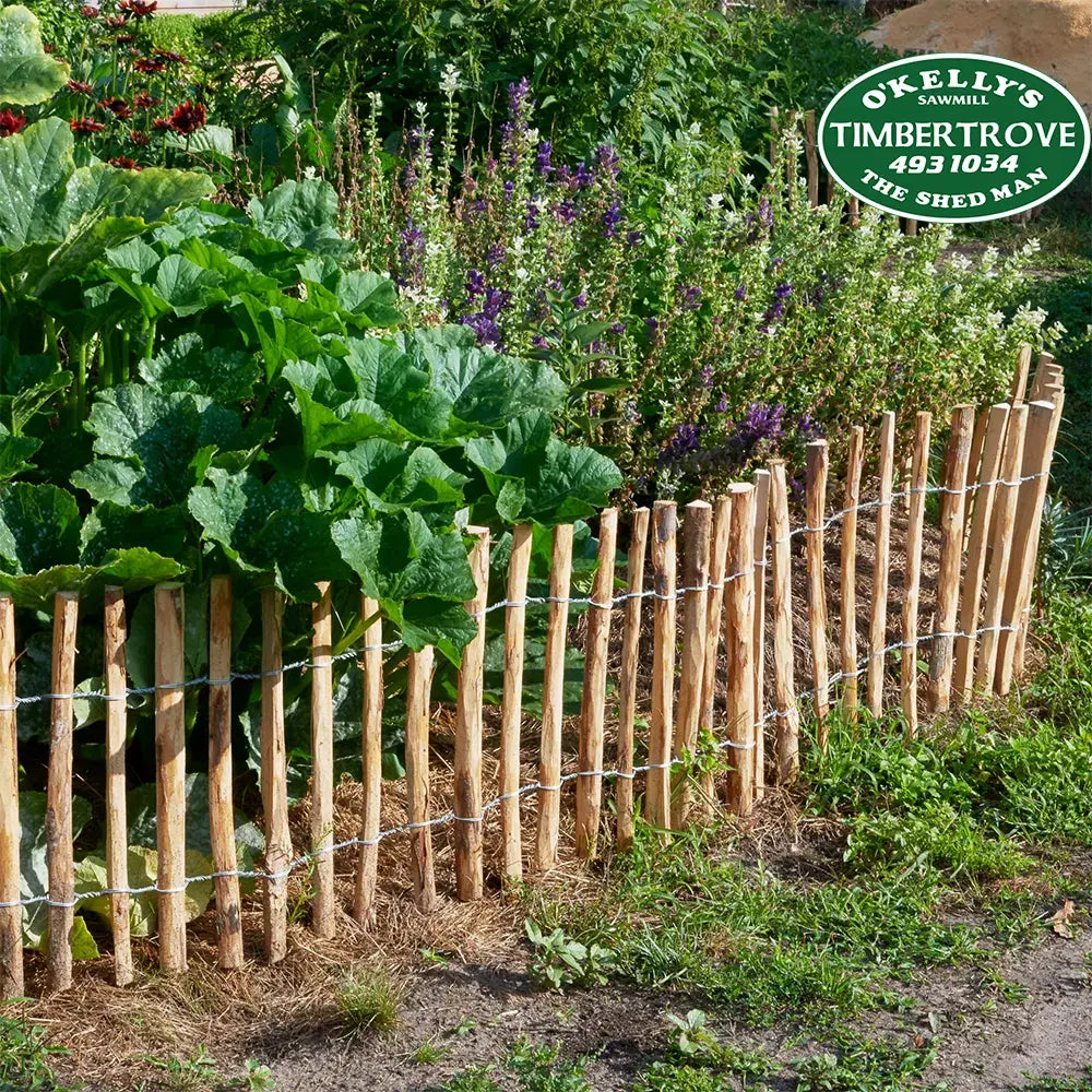 Hazel Picket Rail Fencing