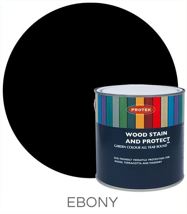 Protek Wood Stain & Protect - Ebony