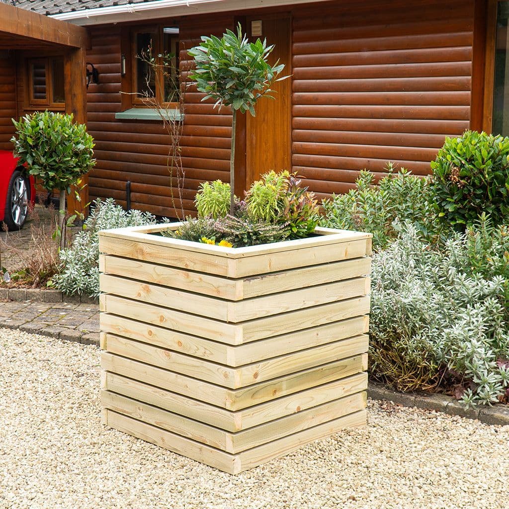Slatted Timber Planter
