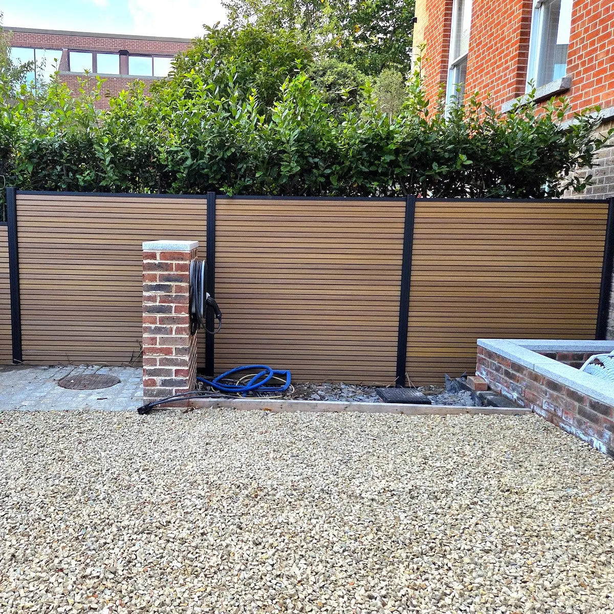Composite Fencing Panel Slatted Timbertrove