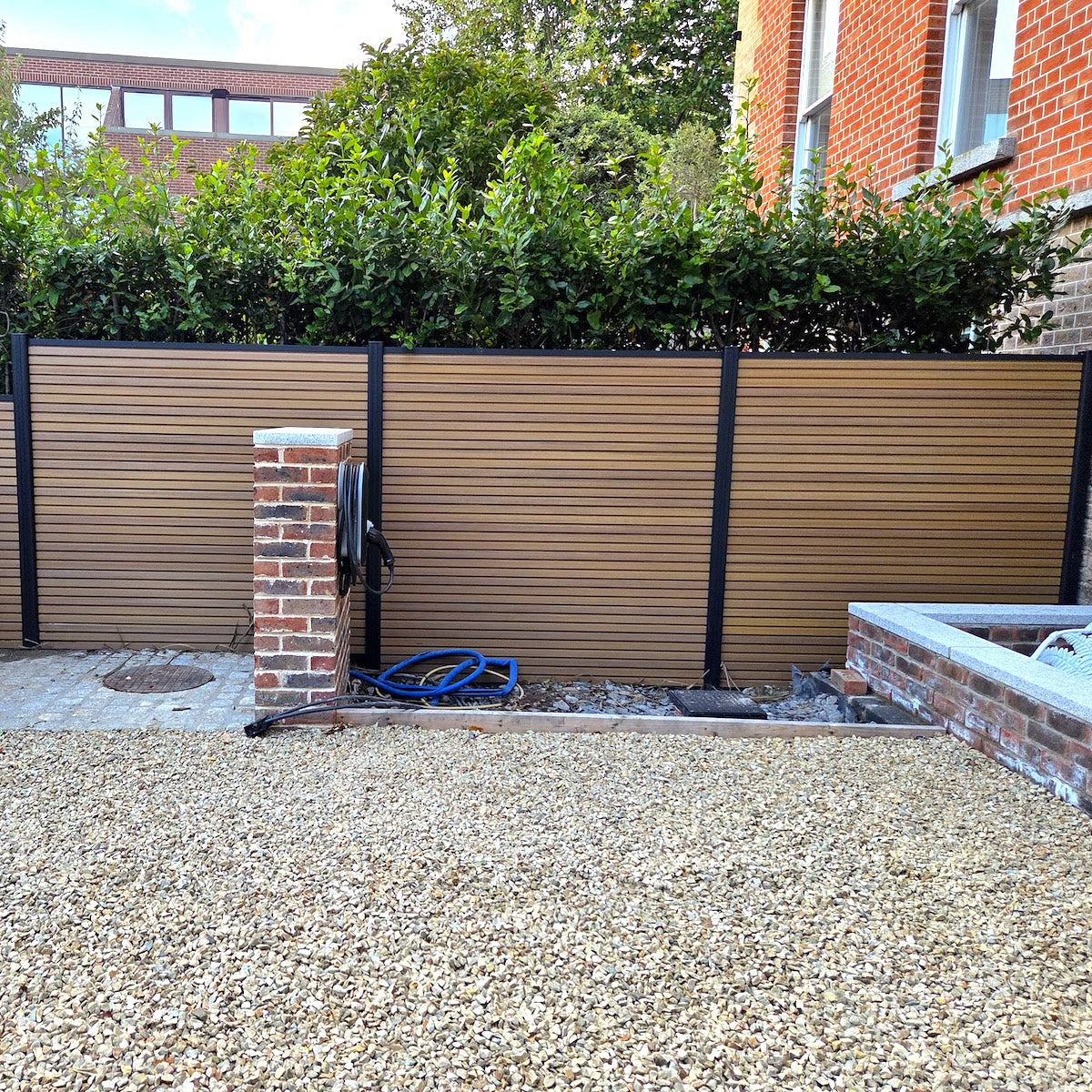 Composite Fencing Panel Slatted