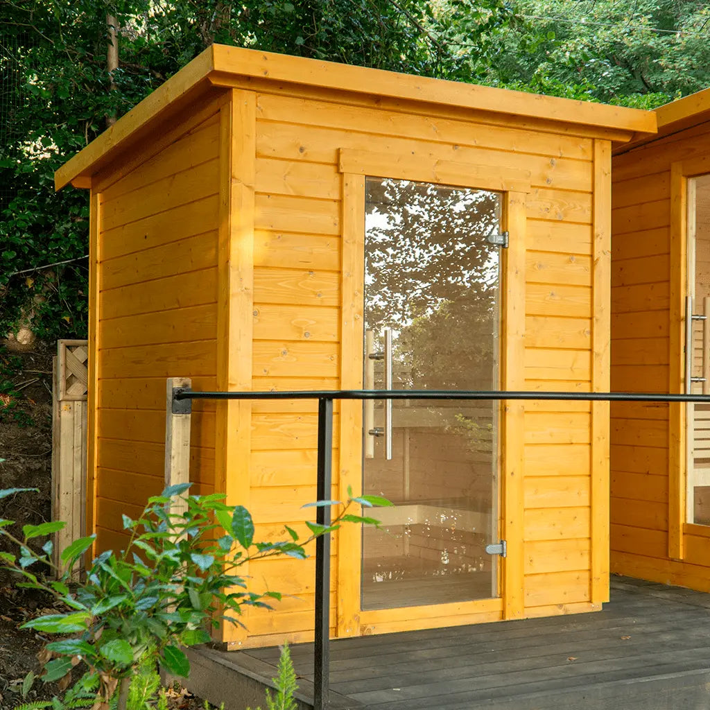 The Emerald Outdoor Sauna Timbertrove