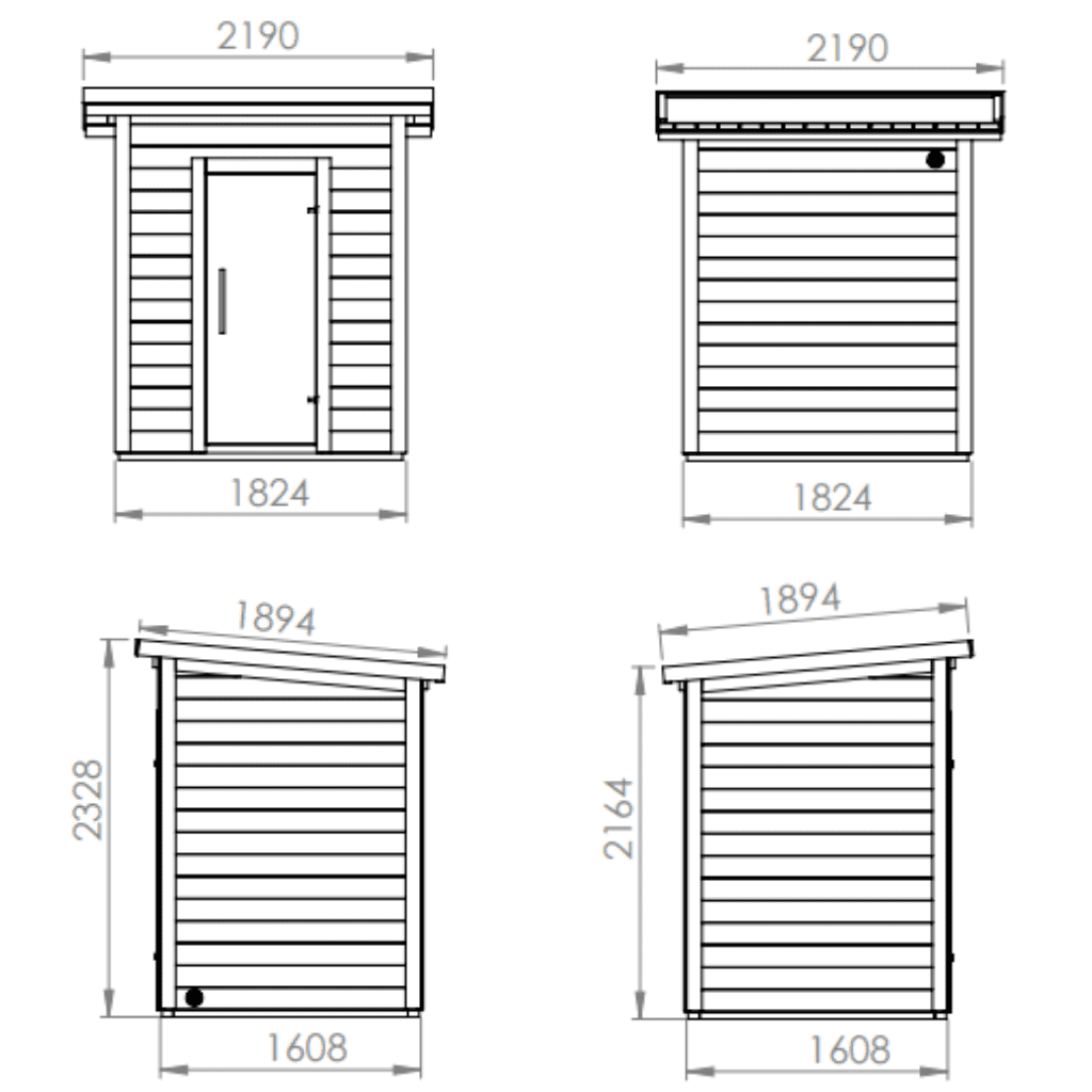 The Emerald Outdoor Sauna
