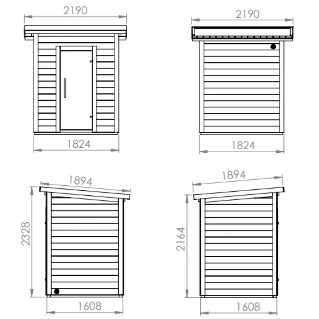 The Emerald Outdoor Sauna