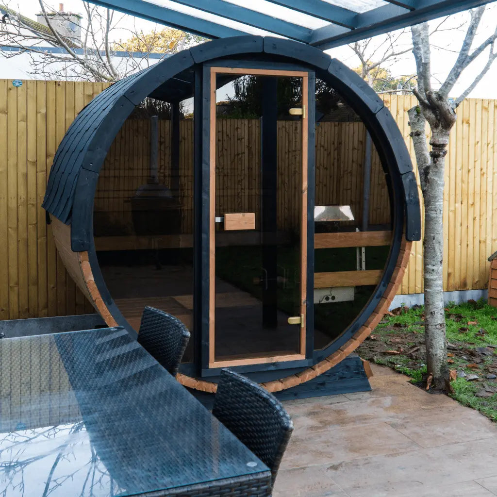 The Solas Outdoor Sauna Timbertrove