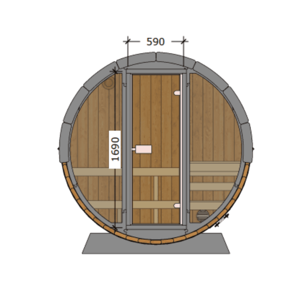 The Solas Outdoor Sauna