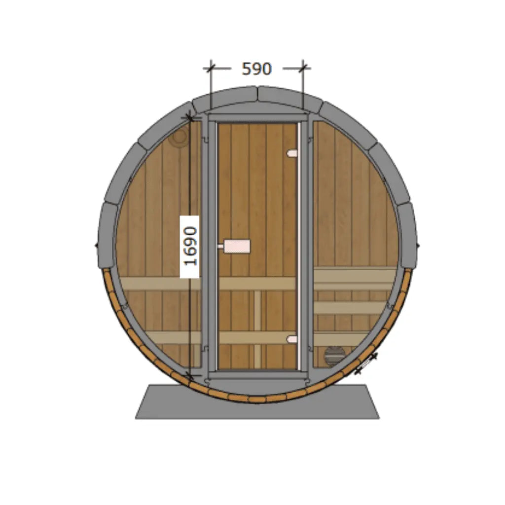The Solas Outdoor Sauna