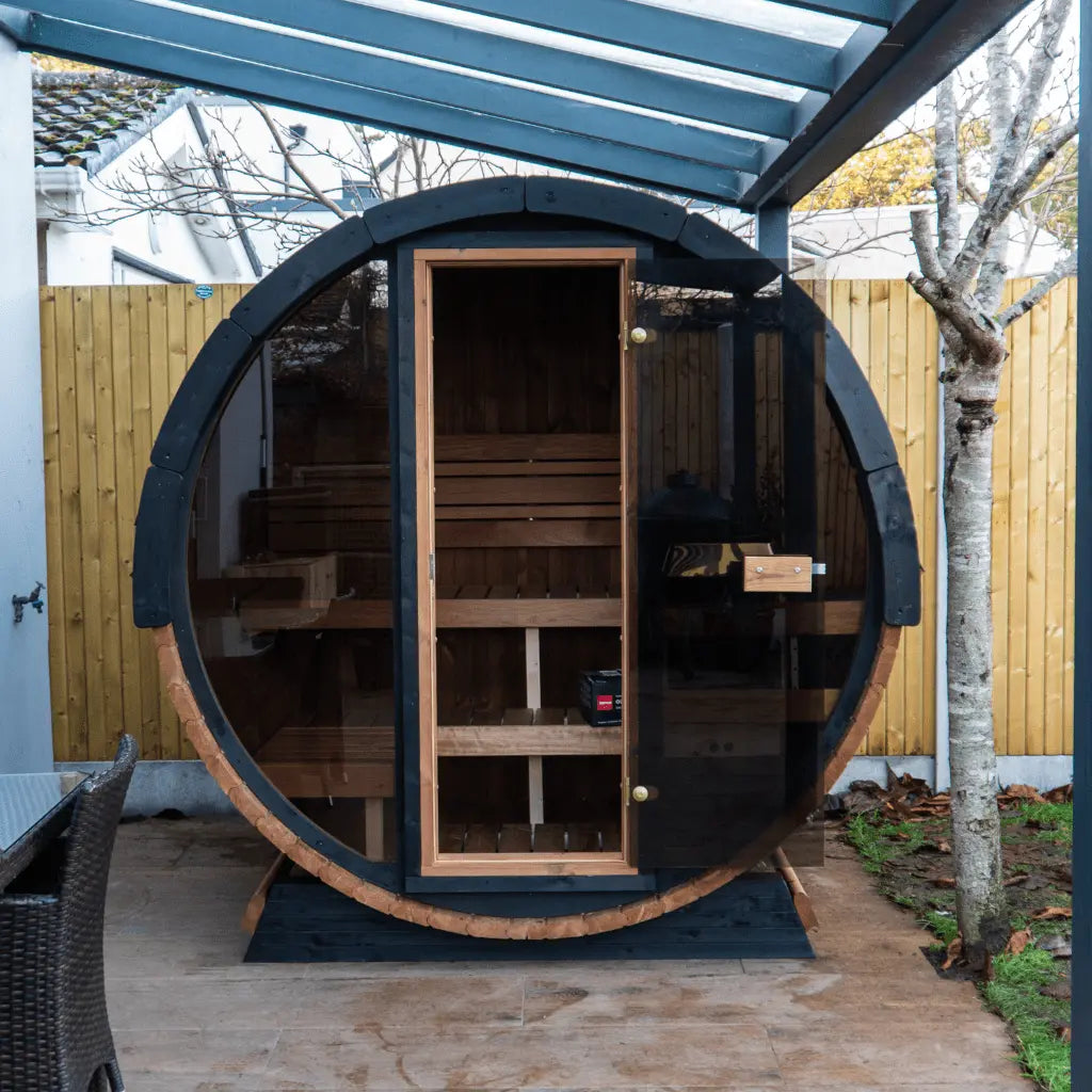The Solas Outdoor Sauna Timbertrove