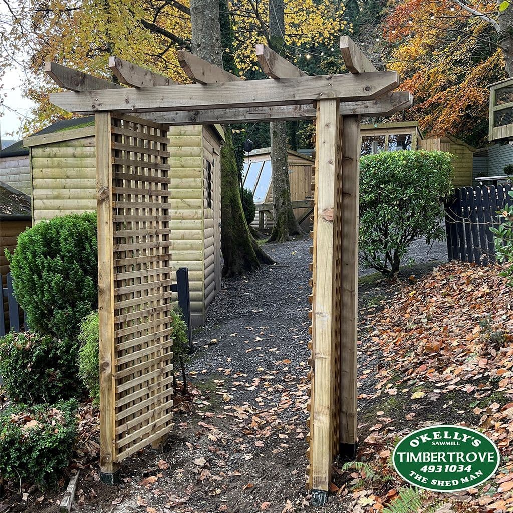 The Timeless Beauty of a Timber Pergola Arch