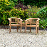 Teak Love Seat Timbertrove