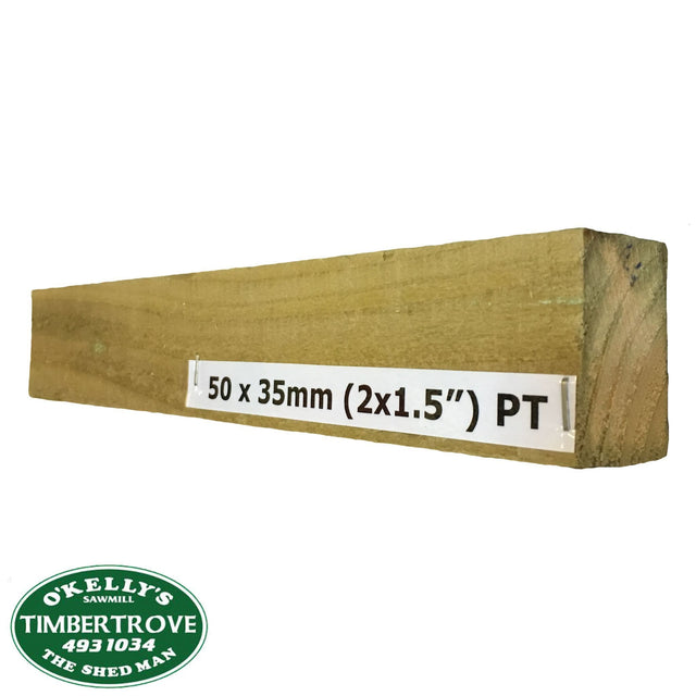 2 x 1.5 (50 x 35mm) Treated Timber