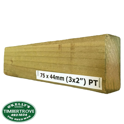 3 x 2" (75 x 44mm) Treated Timber