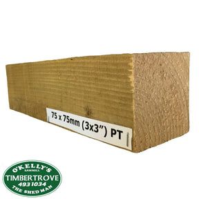 3 x 3 (75 x 75mm) Treated Timber