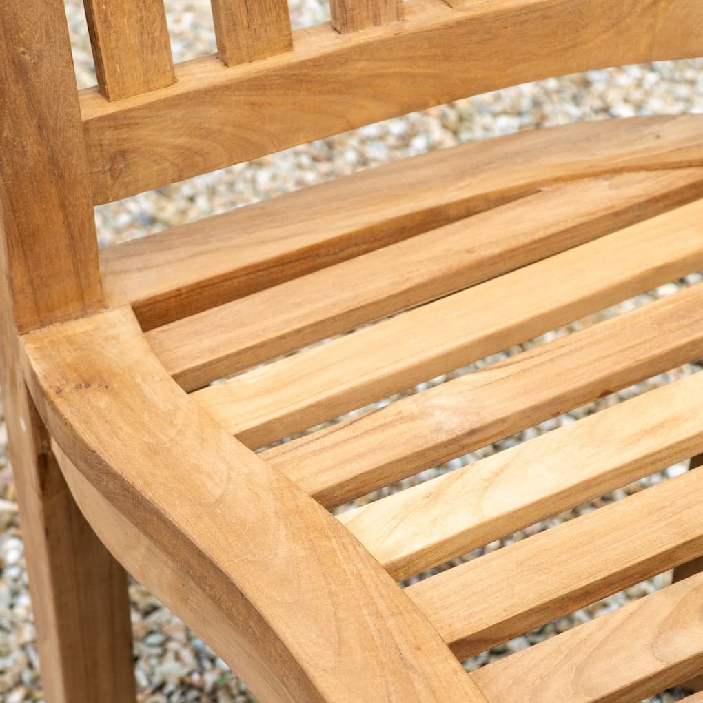 Teak Love Seat Timbertrove