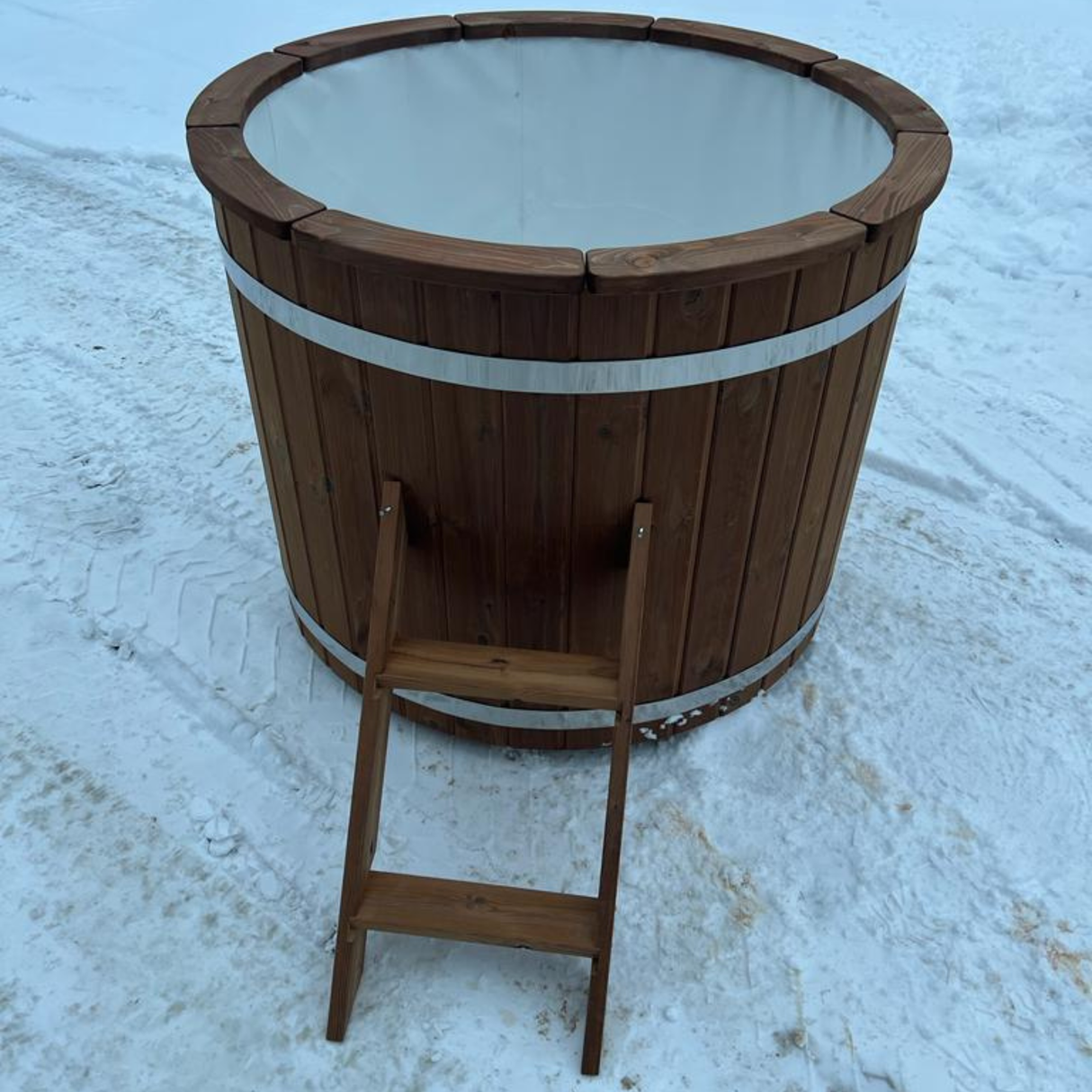Cold Plunge & Ice Bath with Lid Timbertrove