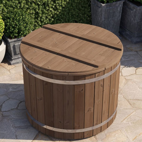 Cold Plunge & Ice Bath with Lid Timbertrove