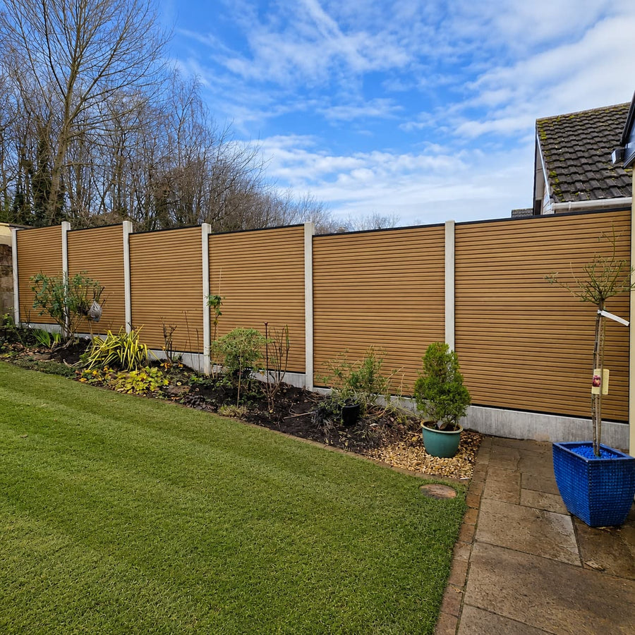 Composite Fencing Panel Slatted
