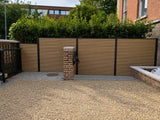 Composite Fencing Panel Slatted Timbertrove