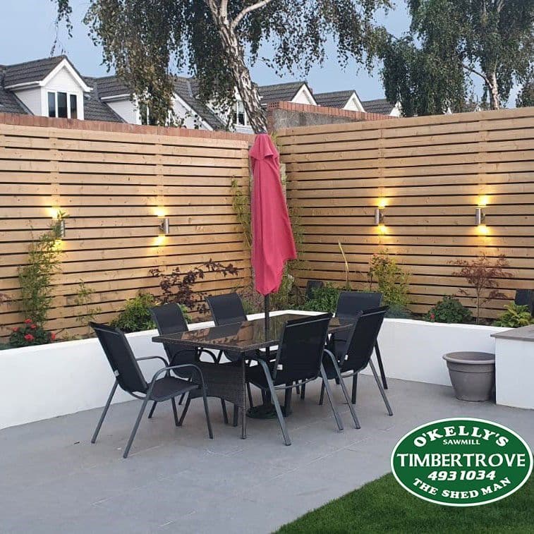 Contemporary Slatted Fencing