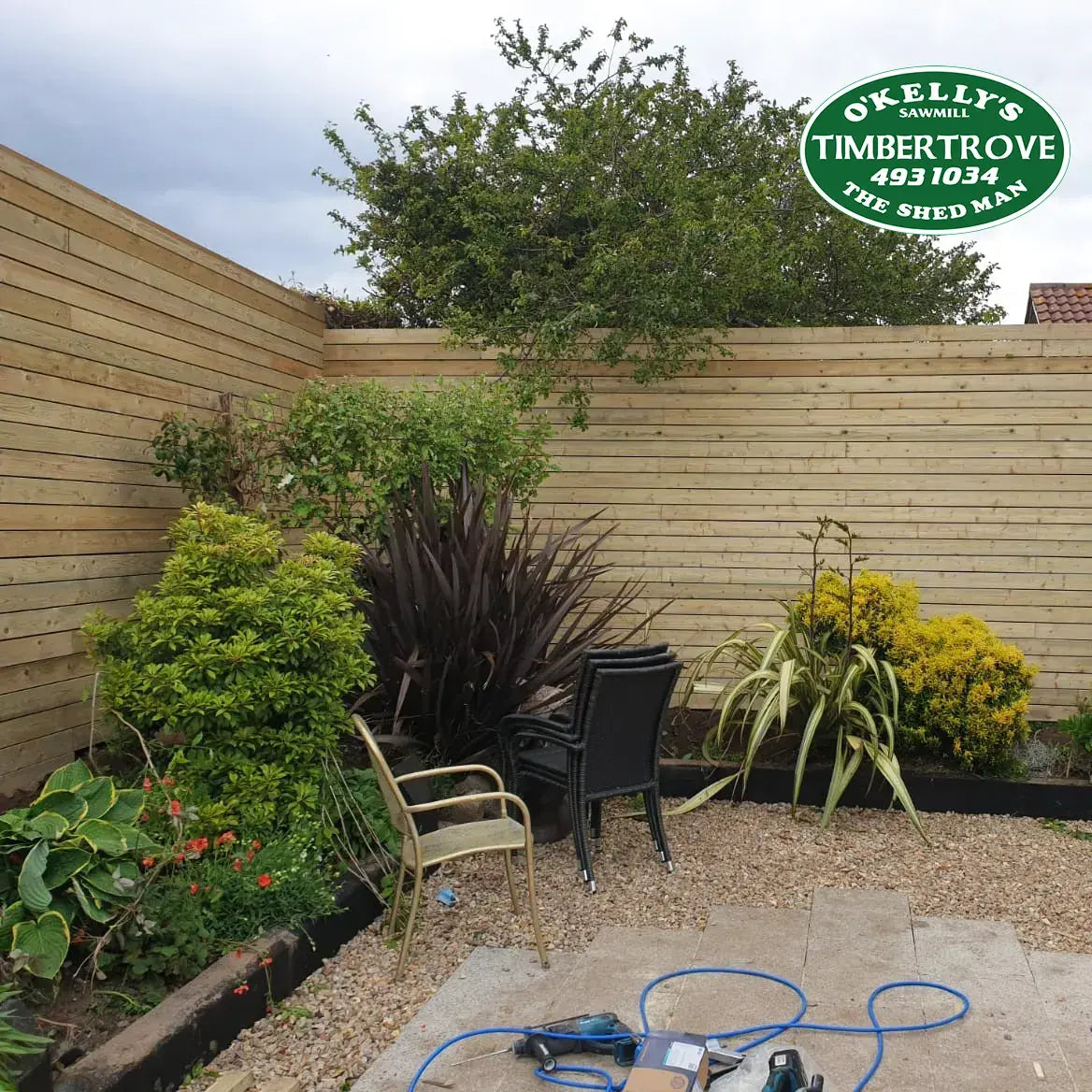 Contemporary Slatted Fencing