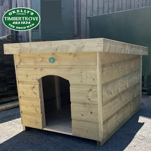 Flat Roof Dog Kennel