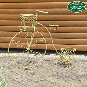Green Tricycle Plant Stand Timbertrove