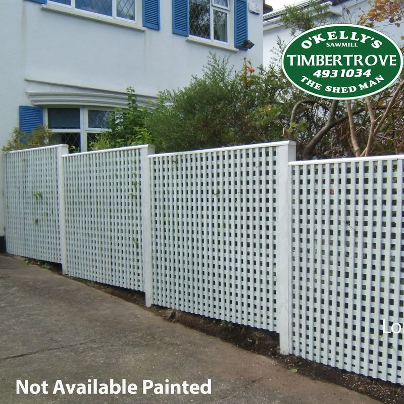 Square Infill Wood Garden Trellis | Timber Trellis | Trellis Dublin ...