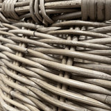 Log Basket Square with Ear Handles