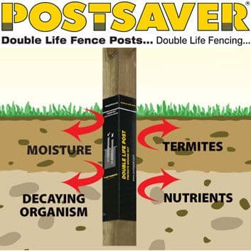 Postsaver Double Life Fence Posts