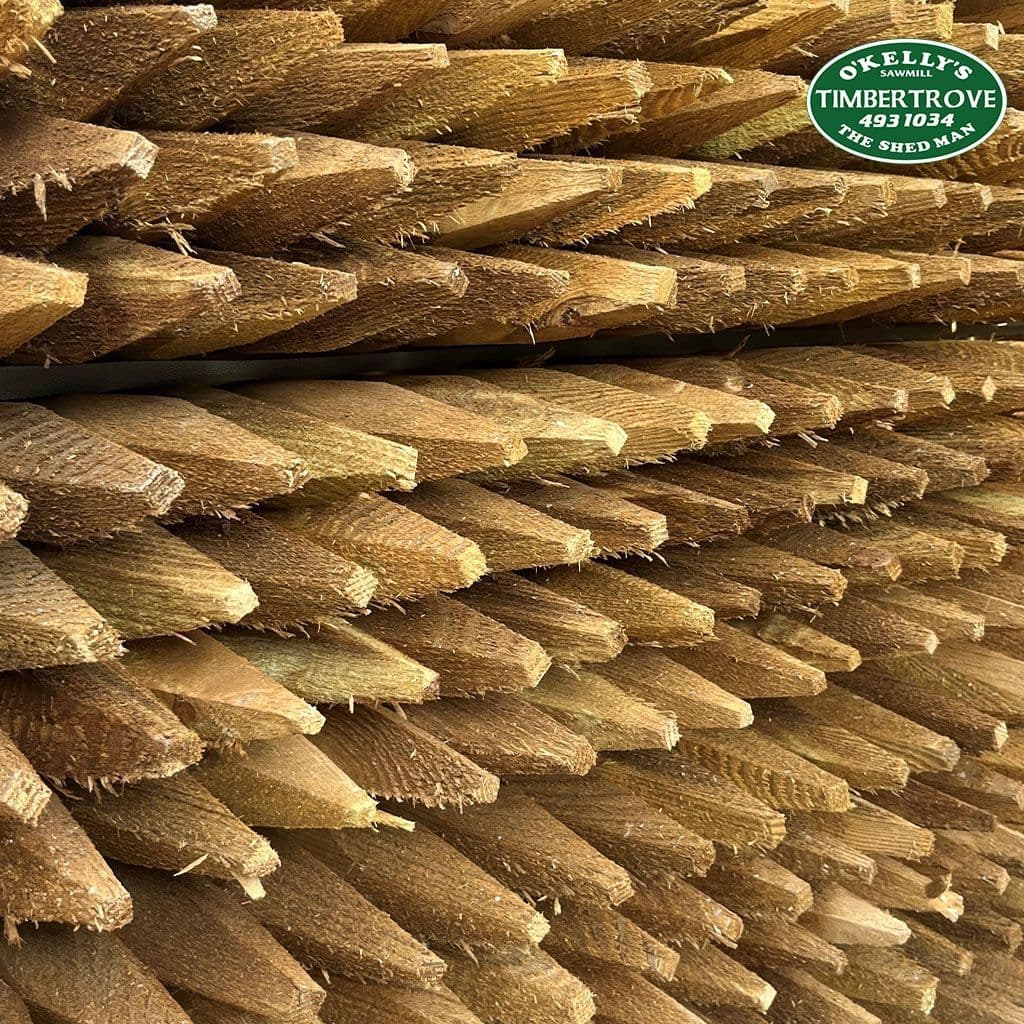 Tree Stakes - Round Timber Posts