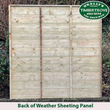 Weather Sheeting Fencing Panel